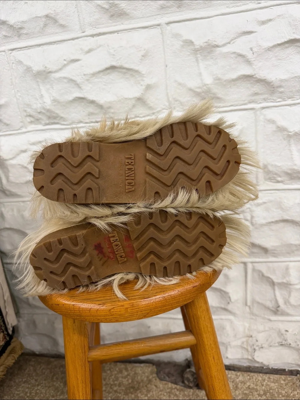 Vintage Tecnica Yaghi SD Women's Goat Hair Snow Boots Size US 7 EU 36